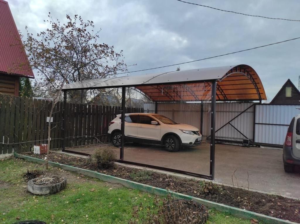 Прозрачные шторы ПВХ для навеса под автомобиль в Белгороде